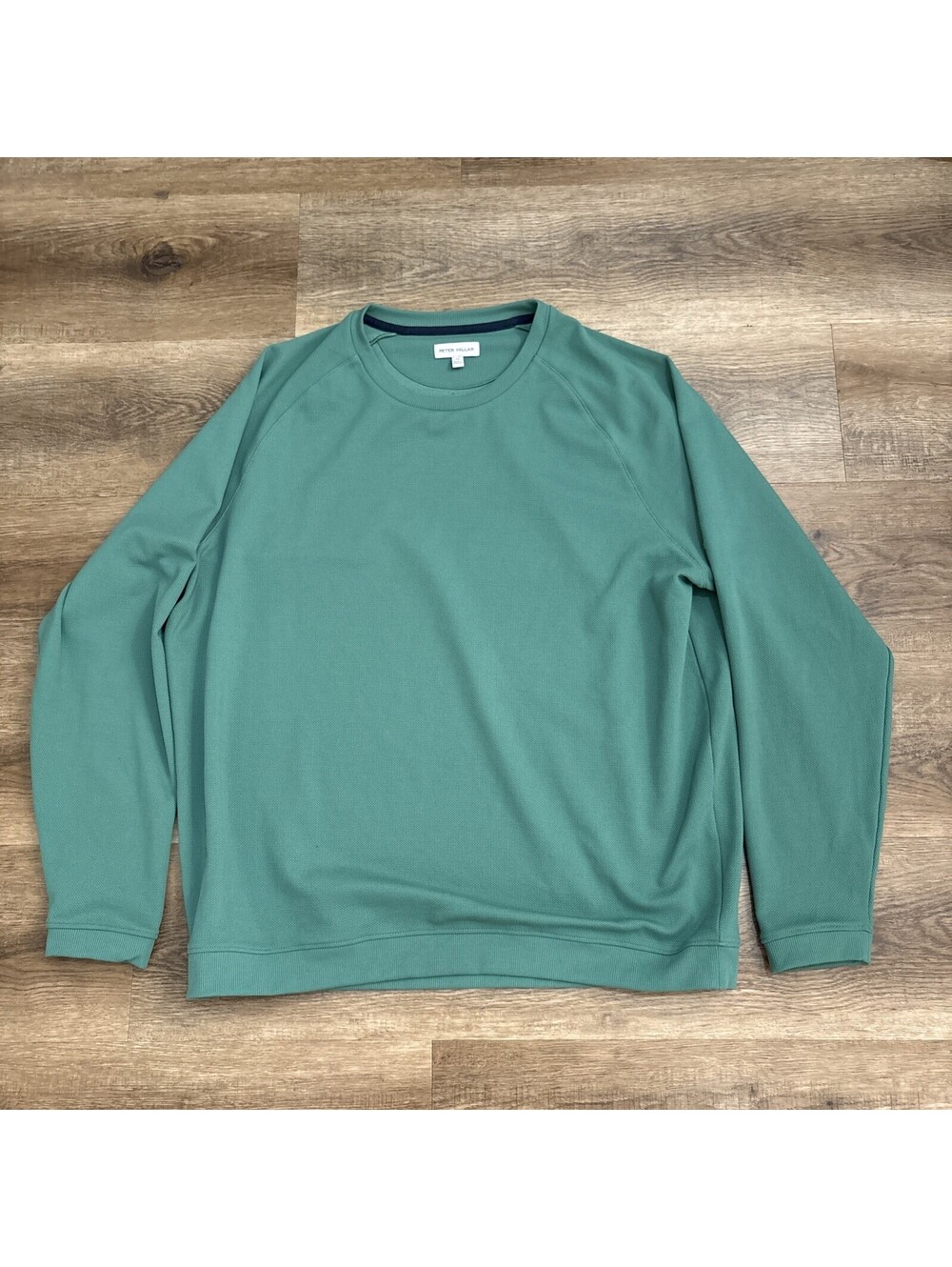 Peter Millar Mens Medium Crown Sport Cradle Performance Crewneck: $155 green
